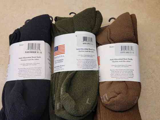 ЛЕТНИЕ Контрактные Военные носки USOA. Made in USA (3 пары) Херсон