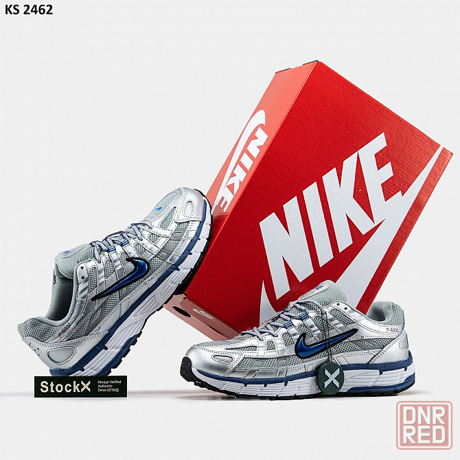 Кроссовки Nike P-6000 Grey Blue (серо-синие) Херсон - изображение 4