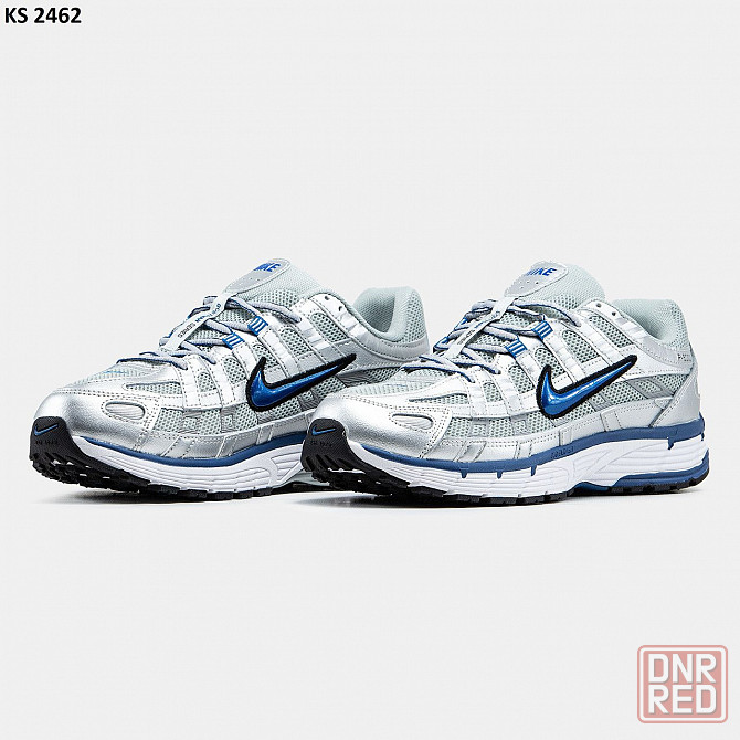 Кроссовки Nike P-6000 Grey Blue (серо-синие) Херсон - изображение 3