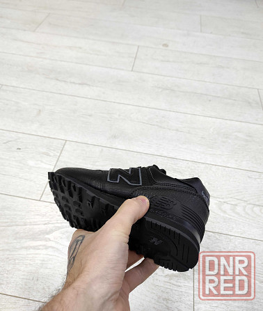 (1664) Кроссовки New Balance 574 черные кожаные (с 36 по 46) Херсон - изображение 6