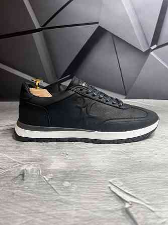 Кожаные кроссовки Billionaire 40-45 black Херсон