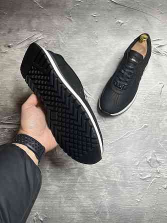Кожаные кроссовки Billionaire 40-45 black Херсон