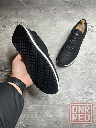 Кожаные кроссовки Billionaire 40-45 black Херсон - изображение 4