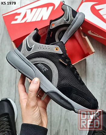 Кроссовки Nike Air Zoom Grey Orange (серо/оранжевые) Херсон - изображение 2