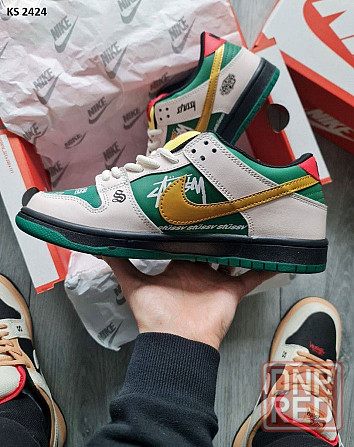 Кроссовки Nike SB Dunk Low x Stussy Green Gray (зелено/сірі) Херсон - изображение 2