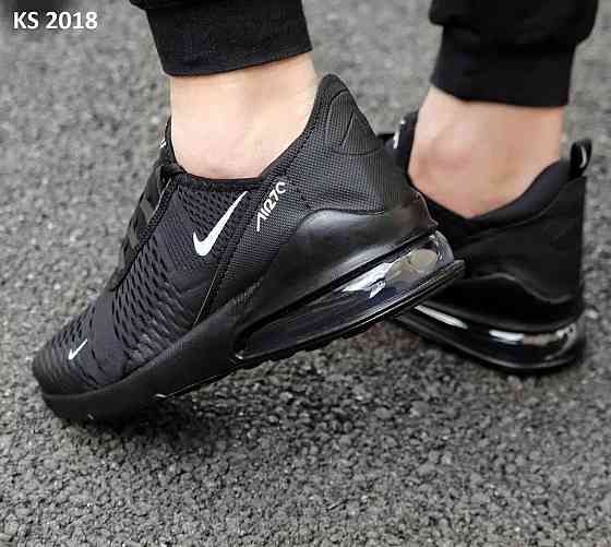Кроссовки Nike Air Max 270 Black White (чорні) Херсон