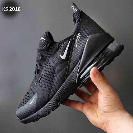 Кроссовки Nike Air Max 270 Black White (чорні) Херсон