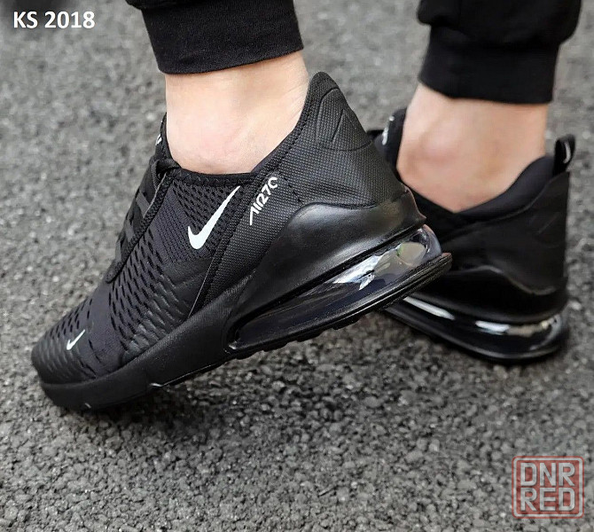 Кроссовки Nike Air Max 270 Black White (чорні) Херсон - изображение 4