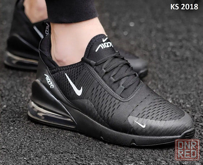 Кроссовки Nike Air Max 270 Black White (чорні) Херсон - изображение 1