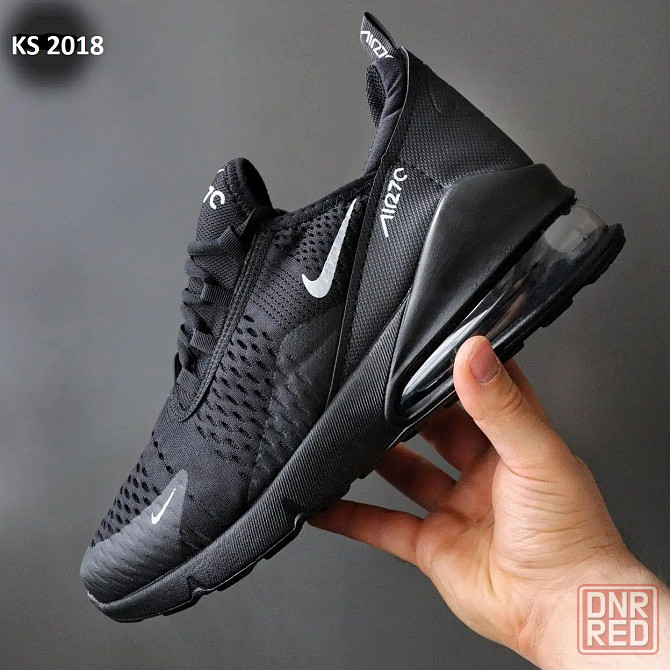 Кроссовки Nike Air Max 270 Black White (чорні) Херсон - изображение 3