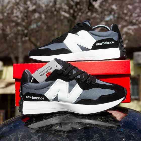 (1722) Мужские Кроссовки New Balance 327 черные с серым (41-46) Херсон