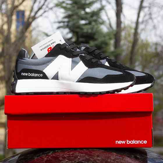(1722) Мужские Кроссовки New Balance 327 черные с серым (41-46) Херсон