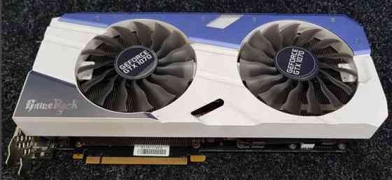 Видеокарта NVIDIA GeForce GTX 1070 (8Gb GDDR5) Palit GameRock Донецк