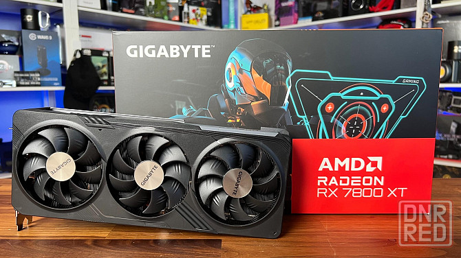 Видеокарта AMD Radeon RX 7800 XT 16Gb Gigabyte Gaming OC Донецк - изображение 1
