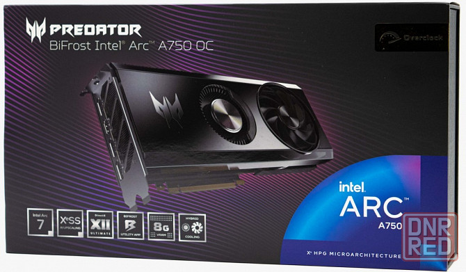Видеокарта Intel ARC A750 8GB Acer Predator BiFrost Донецк - изображение 1