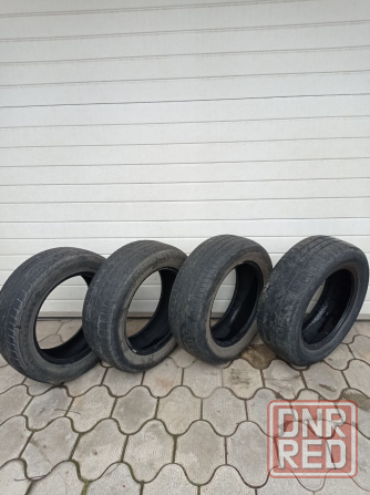 Шины летние б/у 205/60r16 цена за 4 штуки Макеевка - изображение 1