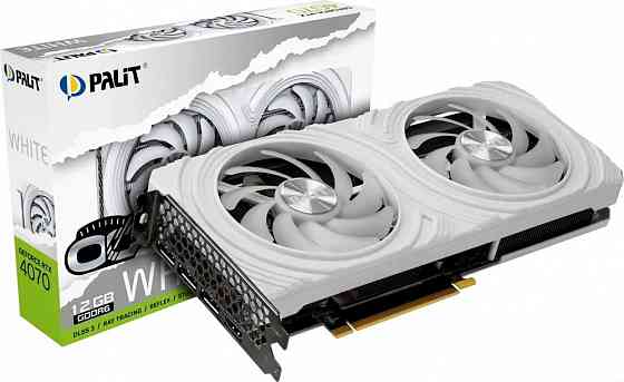 Видеокарта NVIDIA GeForce RTX 4070 12Gb Palit White Донецк