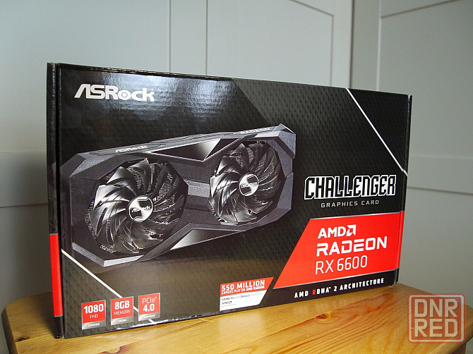 Видеокарта AMD Radeon RX 6600 8GB ASRock Challenger Донецк - изображение 1