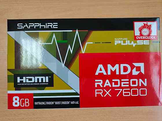 Видеокарта AMD Radeon RX 7600 8GB Sapphire Pulse Донецк