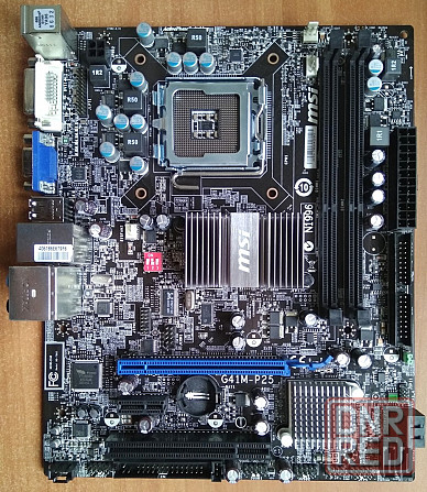 MSI G41M-P25 Socket 775 (s775, G41, PCI-Ex16) до 8Gb DDR3 - Материнская плата для пк - Донецк - изображение 1