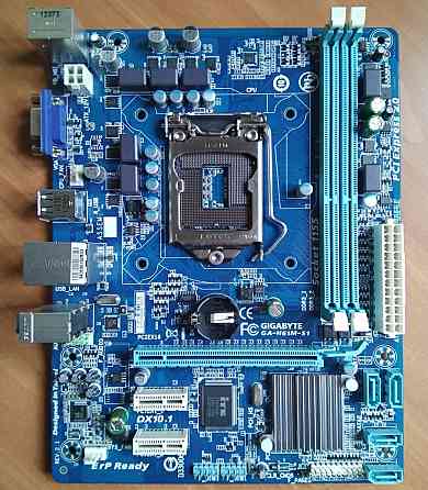 Gigabyte GA-H61M-S1 MicroATX (Intel H61) Socket 1155 - Возможен обмен на 70шт нерабочих озу для пк Донецк