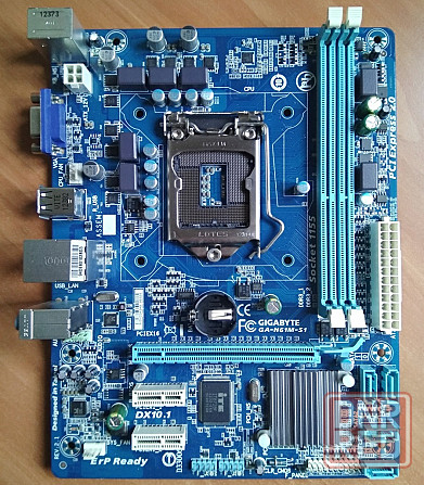 Gigabyte GA-H61M-S1 MicroATX (Intel H61) Socket 1155 - Возможен обмен на 70шт нерабочих озу для пк Донецк - изображение 1