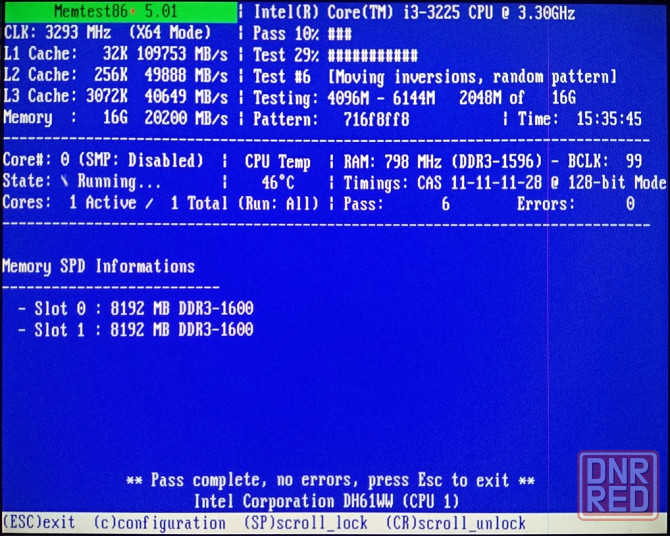 Intel DH61WW (H61, VGA) Socket 1155 - Возможен обмен 100 шт любых нерабочих или ненужных модулей озу Донецк - изображение 5