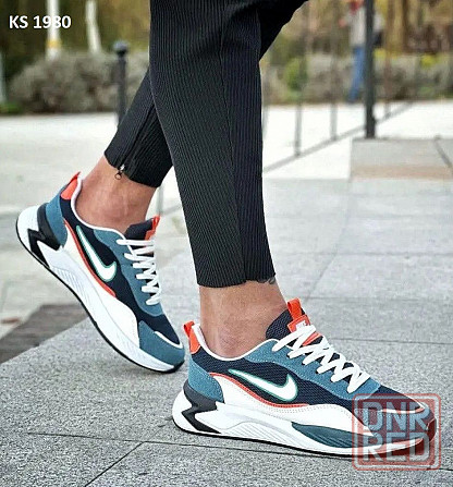 Кроссовки Nike Air (синие/белые), Херсон - изображение 3