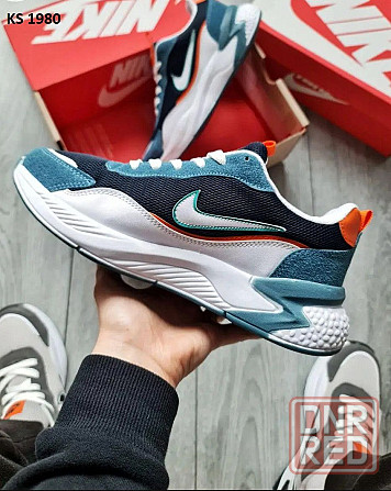 Кроссовки Nike Air (синие/белые), Херсон - изображение 2