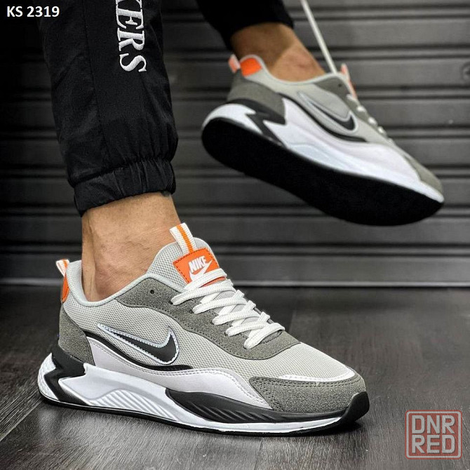 Кроссовки Nike Air Gray Bright (светло-серые) Херсон - изображение 2