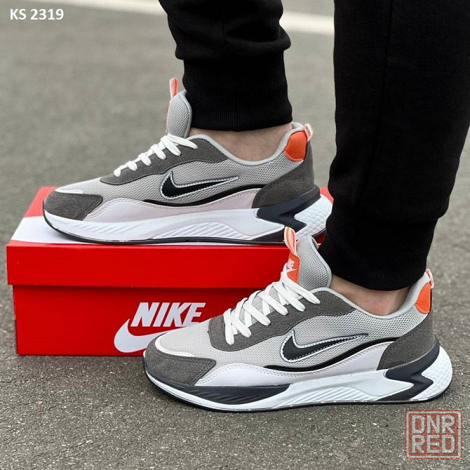 Кроссовки Nike Air Gray Bright (светло-серые) Херсон - изображение 4