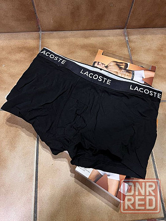 Оригинальное белье трусы боксеры Lacoste new оригинал 3 пары новые m Херсон - изображение 7