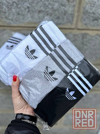 Носки adidas носки адидас серые белые черные черные цветные Херсон - изображение 1