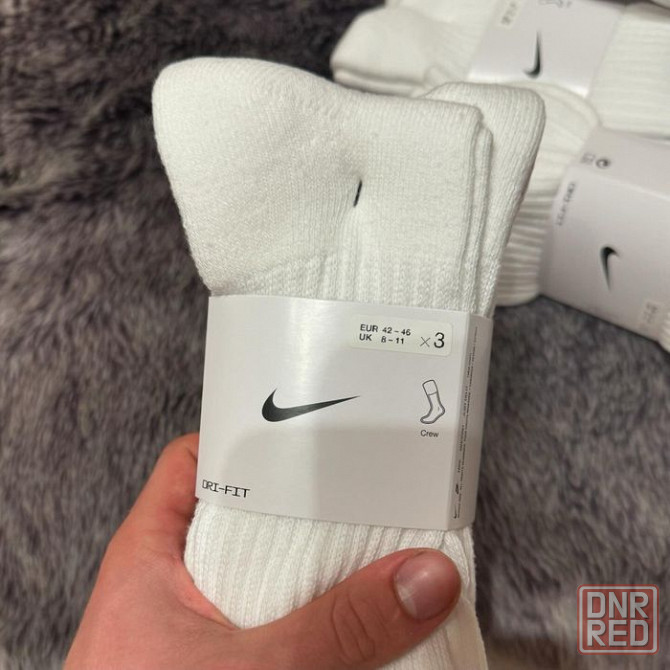 Новая упаковка носков Nike Everyday белые 3 пары Crew Херсон - изображение 4