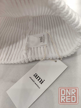 Шапка AMI Alexandre Mattiussi Ami de Coeur Patch Beanie White Херсон - изображение 2