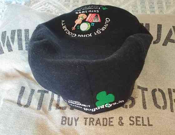 Винтажная шляпа , кепка , Black Oliver St John Gogarty , Ирландия. Херсон