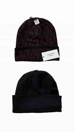 Зимняя шапка calvin klein (ck 2in1 reverse logo beanie hat) с америки Херсон