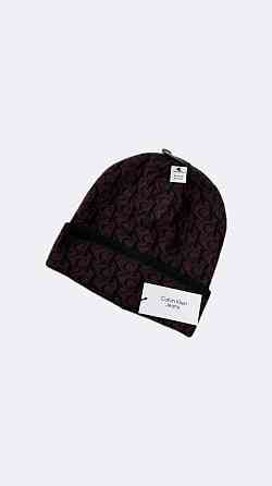 Зимняя шапка calvin klein (ck 2in1 reverse logo beanie hat) с америки Херсон