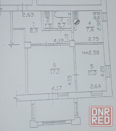 2к. квартира, ул. Герцена, школа 20 Донецк - изображение 9