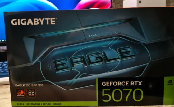 Видеокарта NVIDIA GeForce RTX 5070 (12GB GDDR7) Gigabyte Eagle OC SFF Донецк