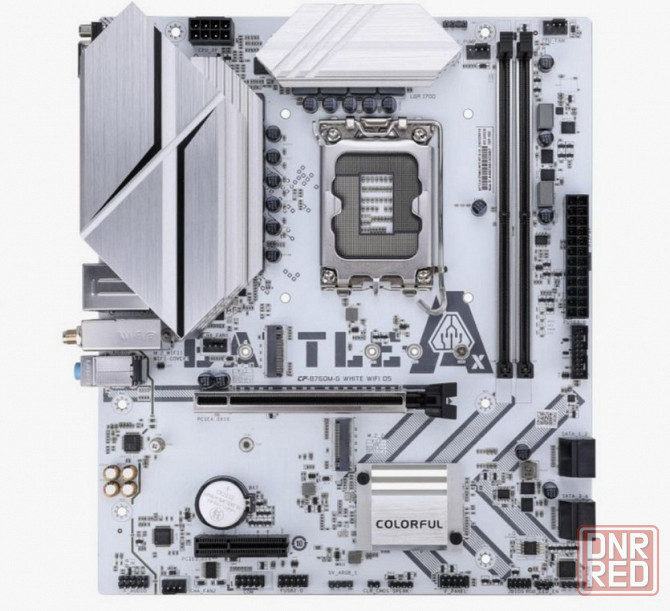 Материнская плата Colorful BattleAX B760M-G D5 white Донецк - изображение 1