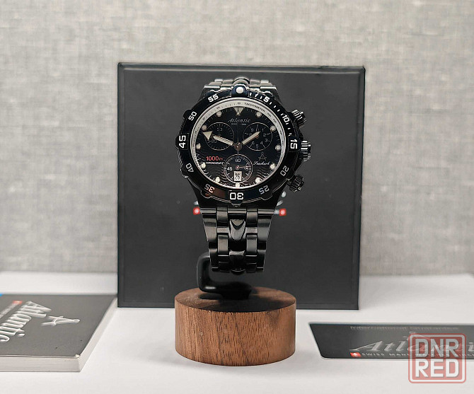 Чоловічий годинник Atlantic SeaShark Chronograph 300m Swiss Eta251.272 Запорожье - изображение 3
