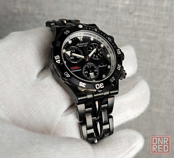 Чоловічий годинник Atlantic SeaShark Chronograph 300m Swiss Eta251.272 Запорожье - изображение 8
