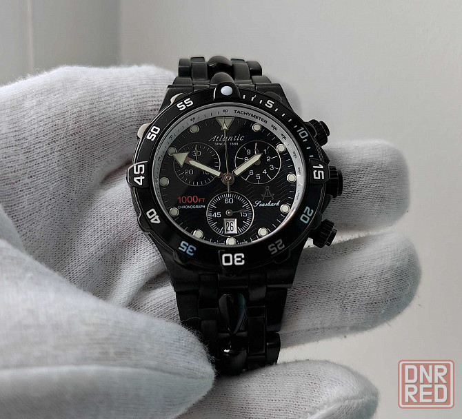 Чоловічий годинник Atlantic SeaShark Chronograph 300m Swiss Eta251.272 Запорожье - изображение 1