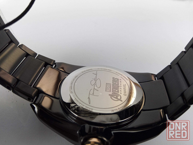 Японские мужские часы Citizen Eco-Drive AW1017-58W, Marvel Tony Stark Запорожье - изображение 5