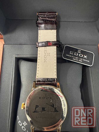 Новые Швейцарские часы  EDOX 34001 37R Запорожье - изображение 3