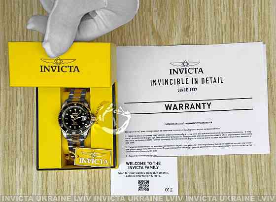 Мужские часы Invicta 8927OB Pro Diver Automatic 40 мм. Black Gold. Запорожье