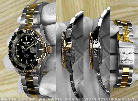 Мужские часы Invicta 8927OB Pro Diver Automatic 40 мм. Black Gold. Запорожье