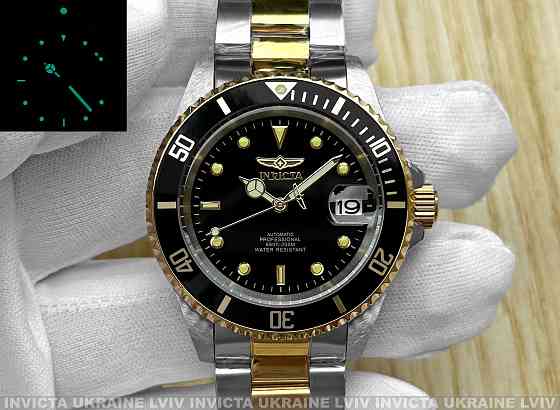Мужские часы Invicta 8927OB Pro Diver Automatic 40 мм. Black Gold. Запорожье