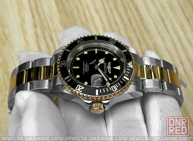 Мужские часы Invicta 8927OB Pro Diver Automatic 40 мм. Black Gold. Запорожье - изображение 4